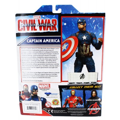 Marvel Select Captain America Action Figure [Civil War]   